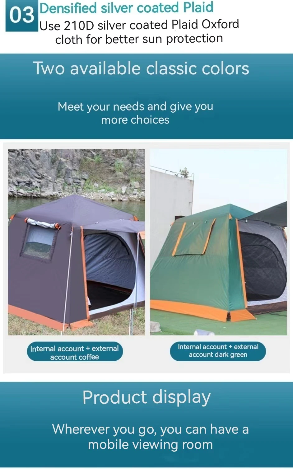 Cheap Goat Tents Outdoor Hydraulic Automatic 4 6 Air defense Rainstorm Double Camping Tent Camping Is Prevented Bask In Tents   